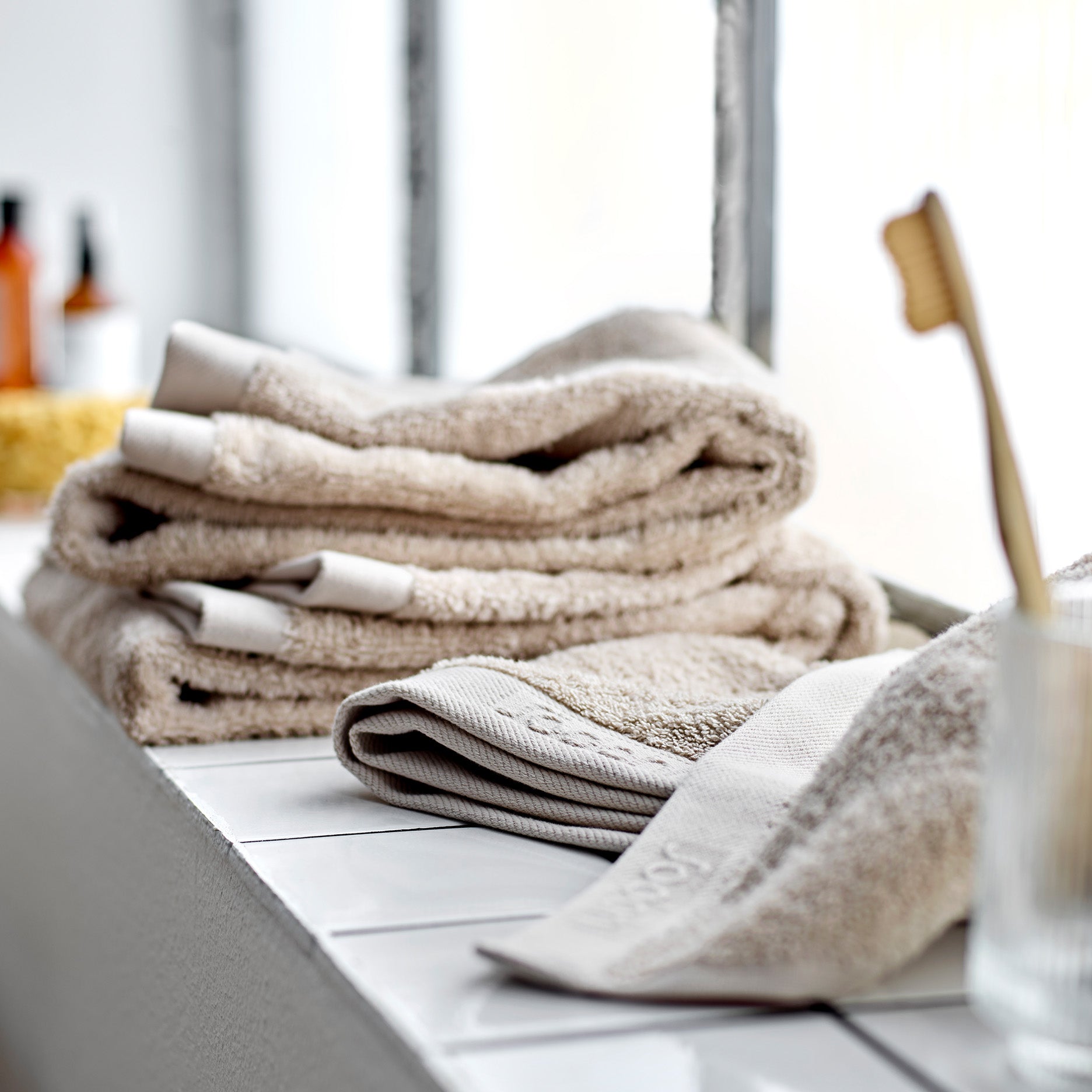 Comfort Handtuch 50x100 cm beige